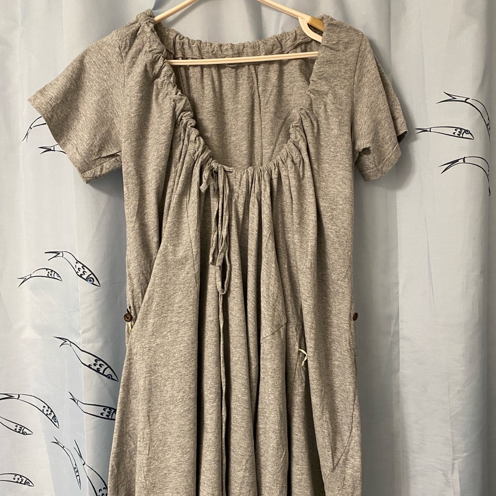 Woman gray longline tee (3 for $30)
